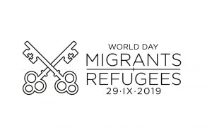 Logo Word Day of Migrants and Refugees 2019