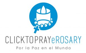 Logo Click To Pray eRosary (Por la Paz en el Mundo)